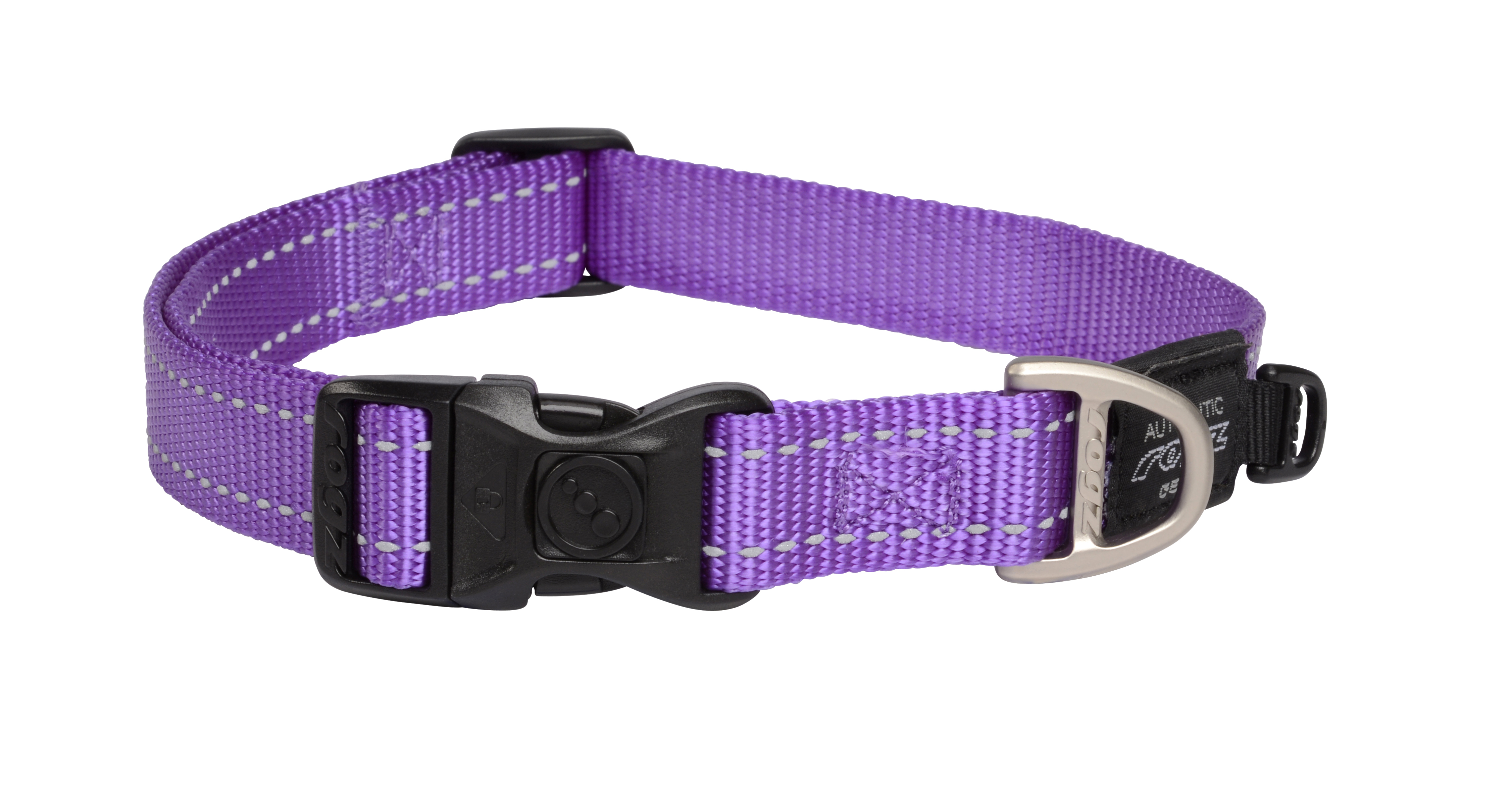 Rogz Utility Classic Collar Purple (Large)