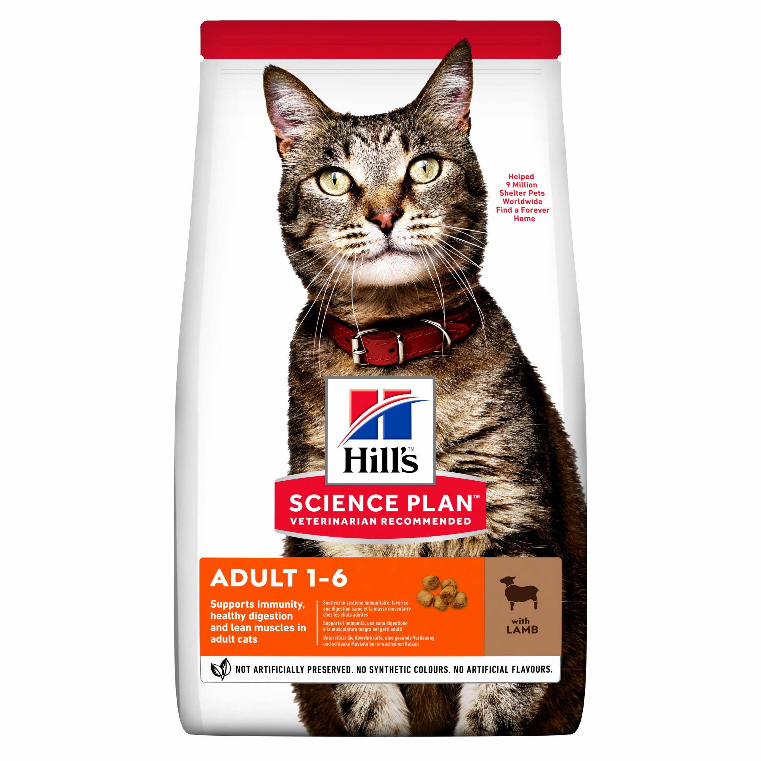 HILL'S SCIENCE PLAN Adult Dry Cat Food Lamb Flavour - 3kg