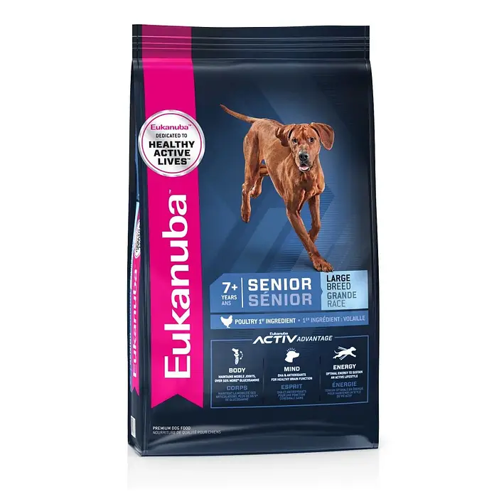 Eukanuba Large Breed Senior Dry Dog Food Chicken Flavour 15kg