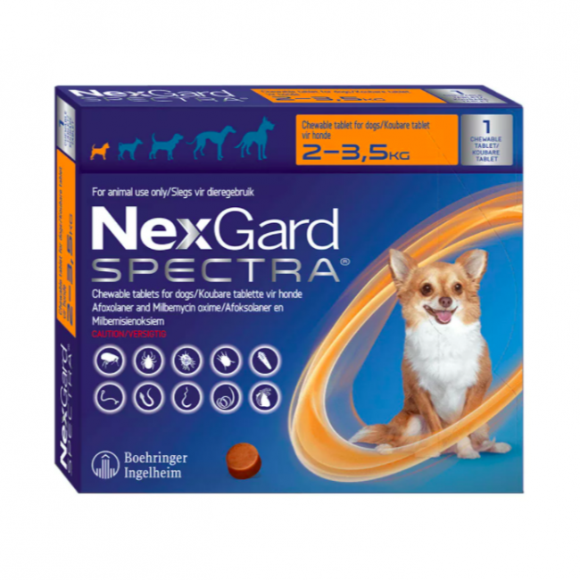 Nexgard Spectra XS (2-3.5kg) Singles