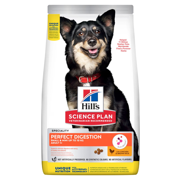 HILL'S SCIENCE PLAN Adult Perfect Digestion Adult Small & Mini Dry Dog Food - 6kg