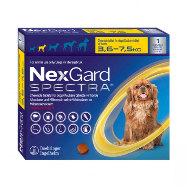 Nexgard Spectra S (3.6-7.5g) Singles