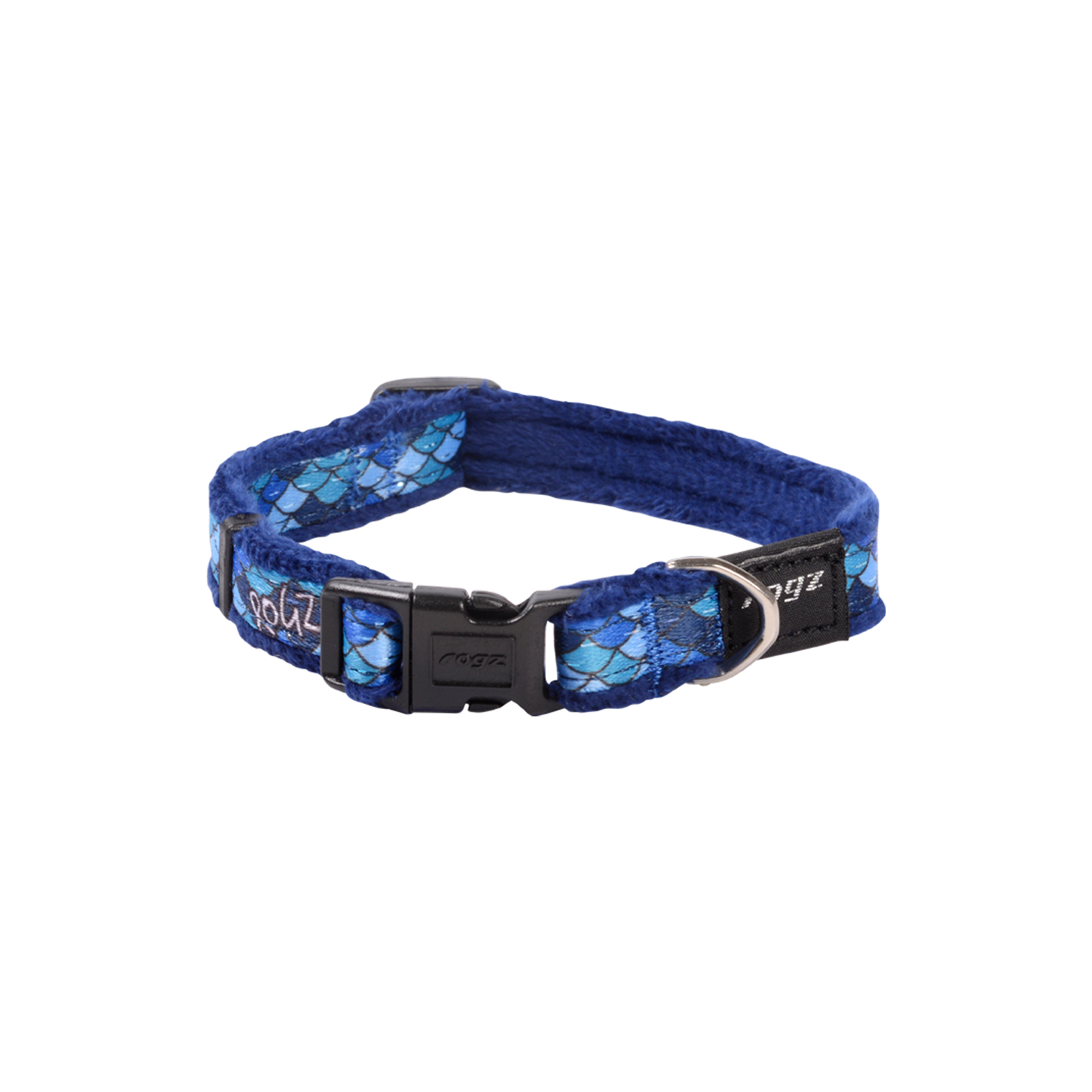 Rogz Fashion Classic Collar Amphibian Blue (Small)