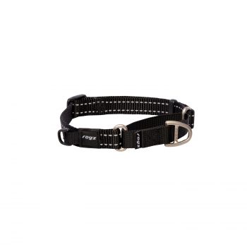 Rogz Utility Control Collar Web Black (Large)