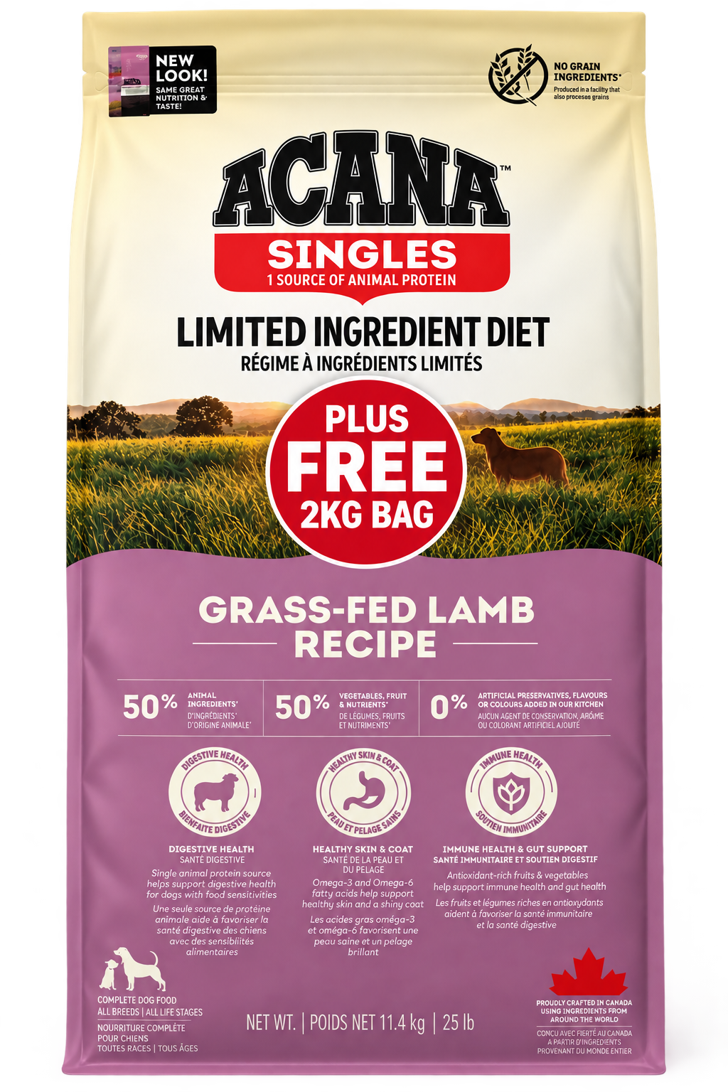 Acana Singles Recipe Grass - Fed Lamb 11.4kg