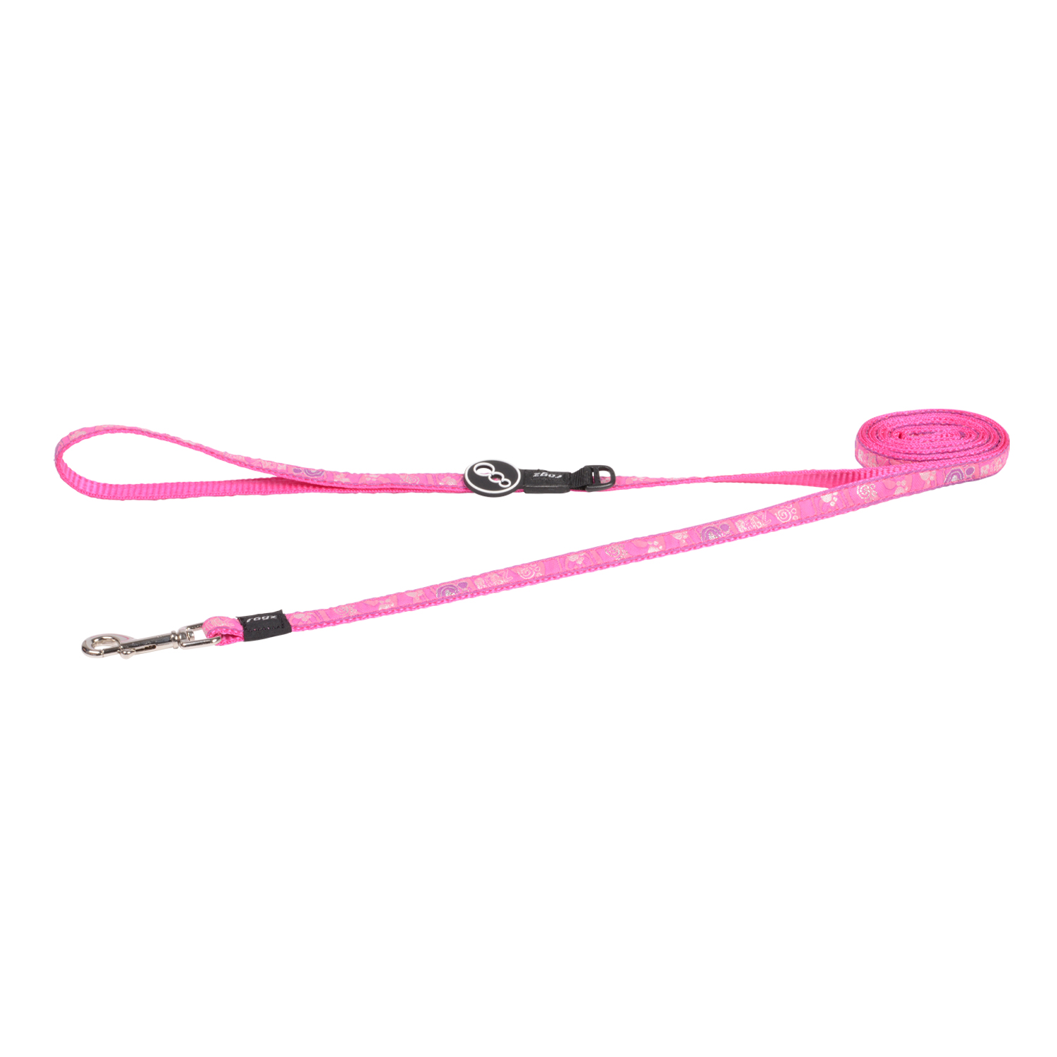 Rogz FancyDress Classic Lead Pink Paw (Small)