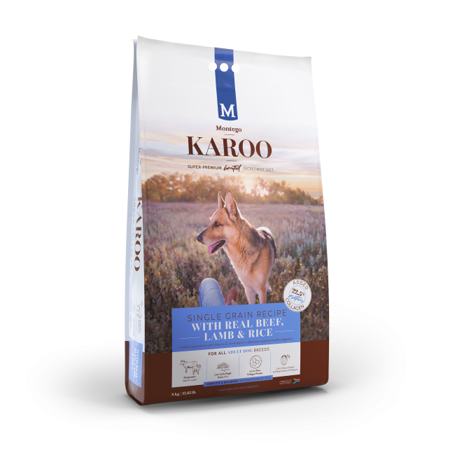 Montego Karoo All Breed Beef & Lamb Adult Dog Food - 15KG