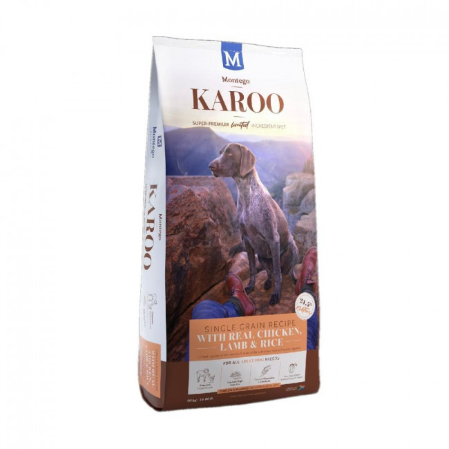 Montego Karoo All Breed Chicken and Lamb Adult Dog Food - 8KG