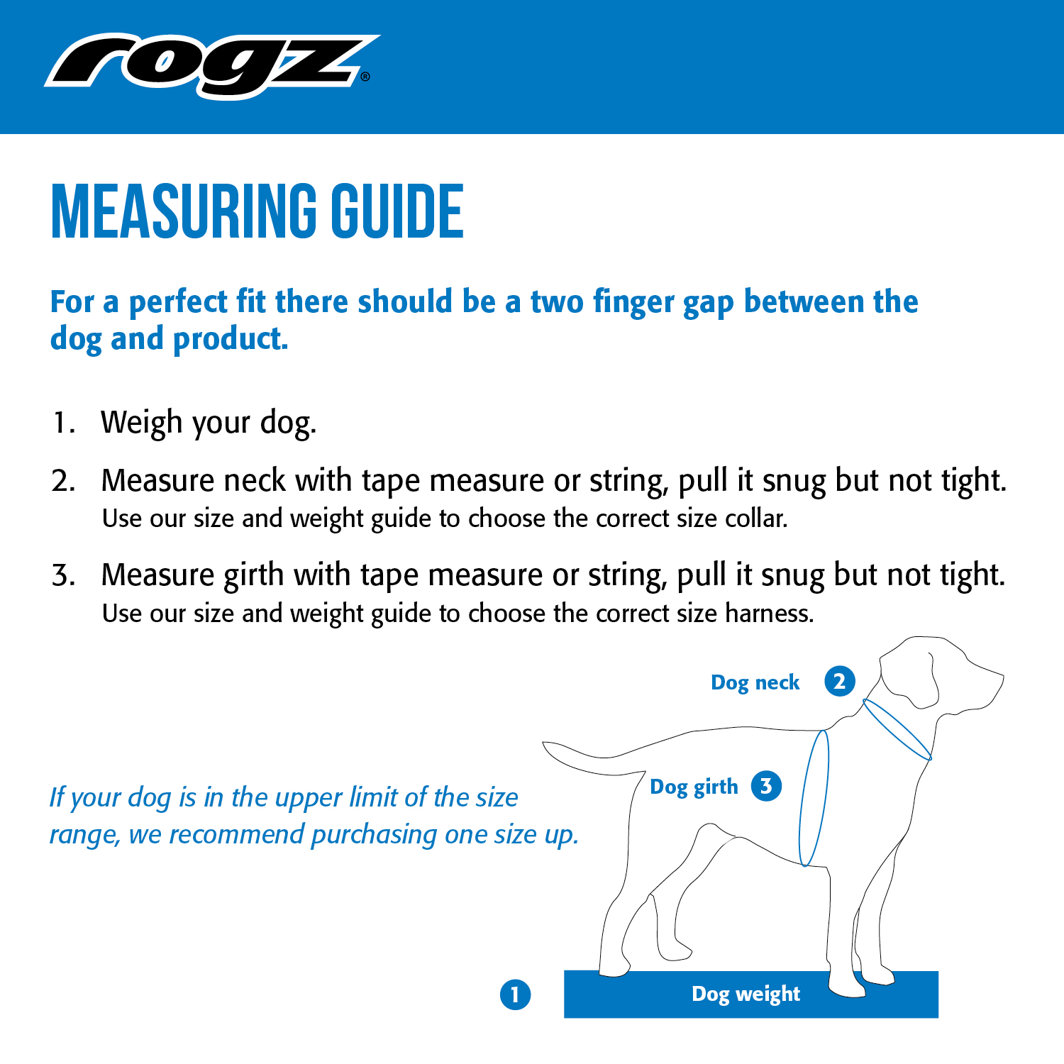 Rogz Utility Explore Harness Blue (Small)