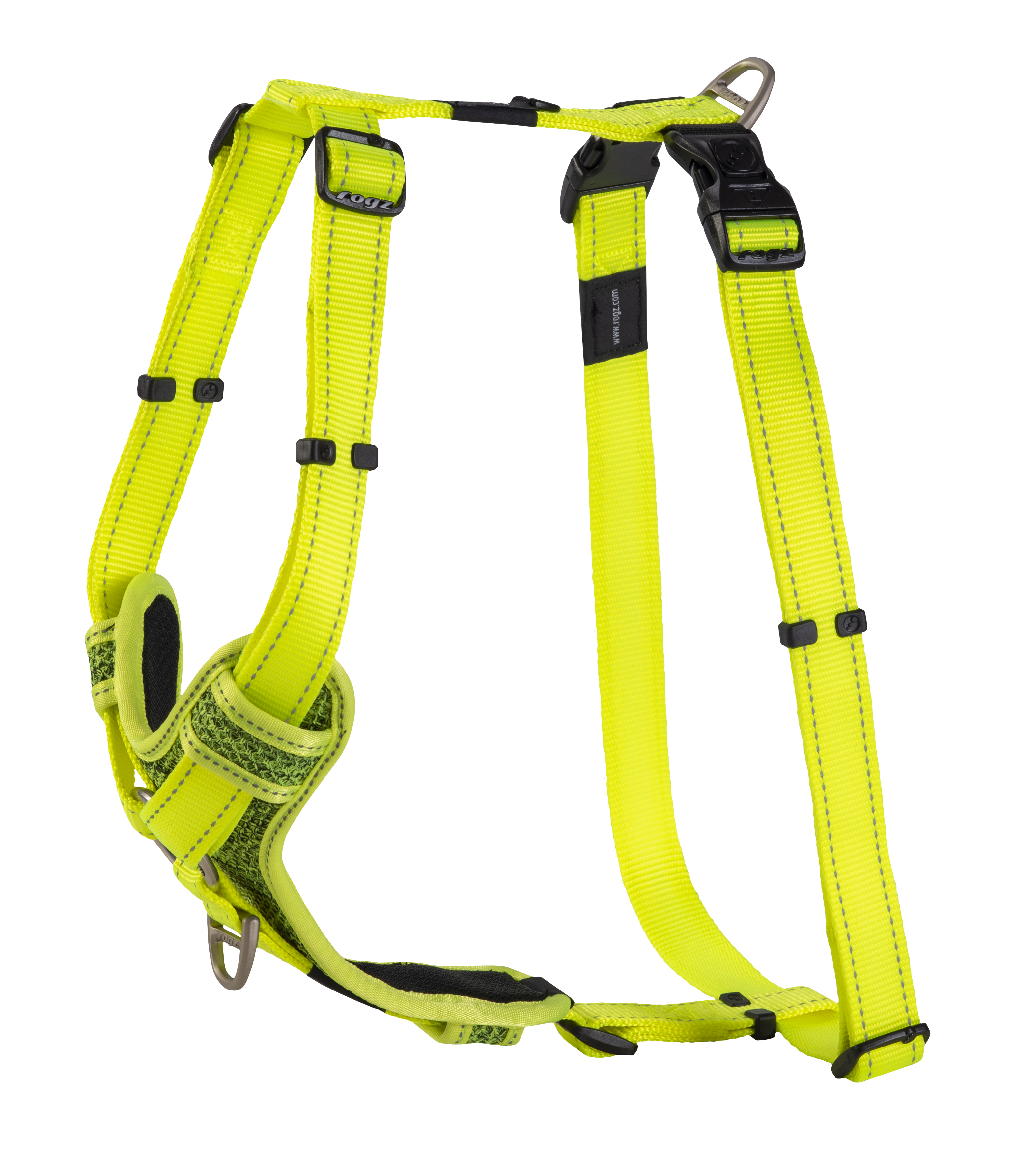 Rogz Utility Control Harness Dayglo (XL)