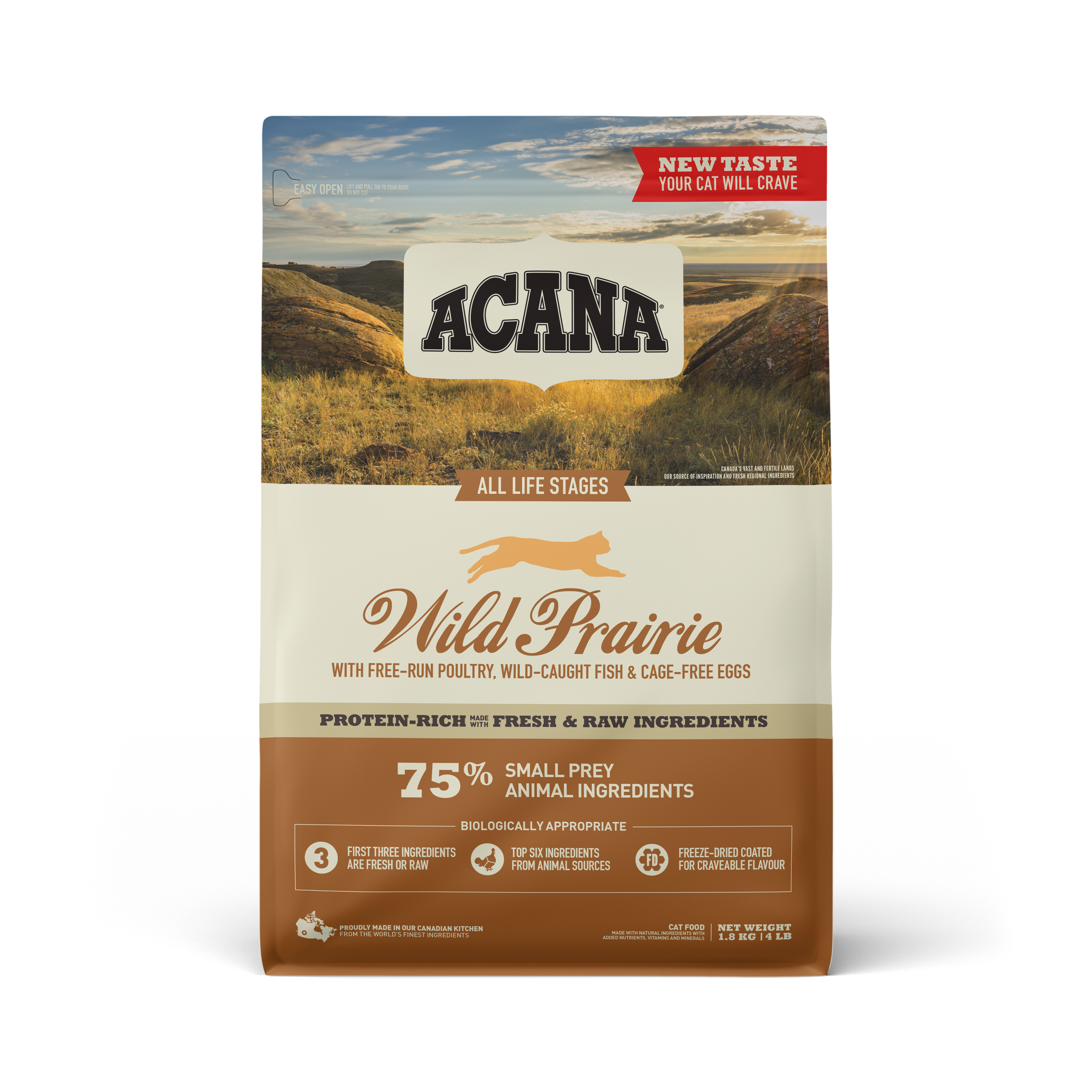 Acana Highest Protein Cat Wild Prairie - 1.8kg 