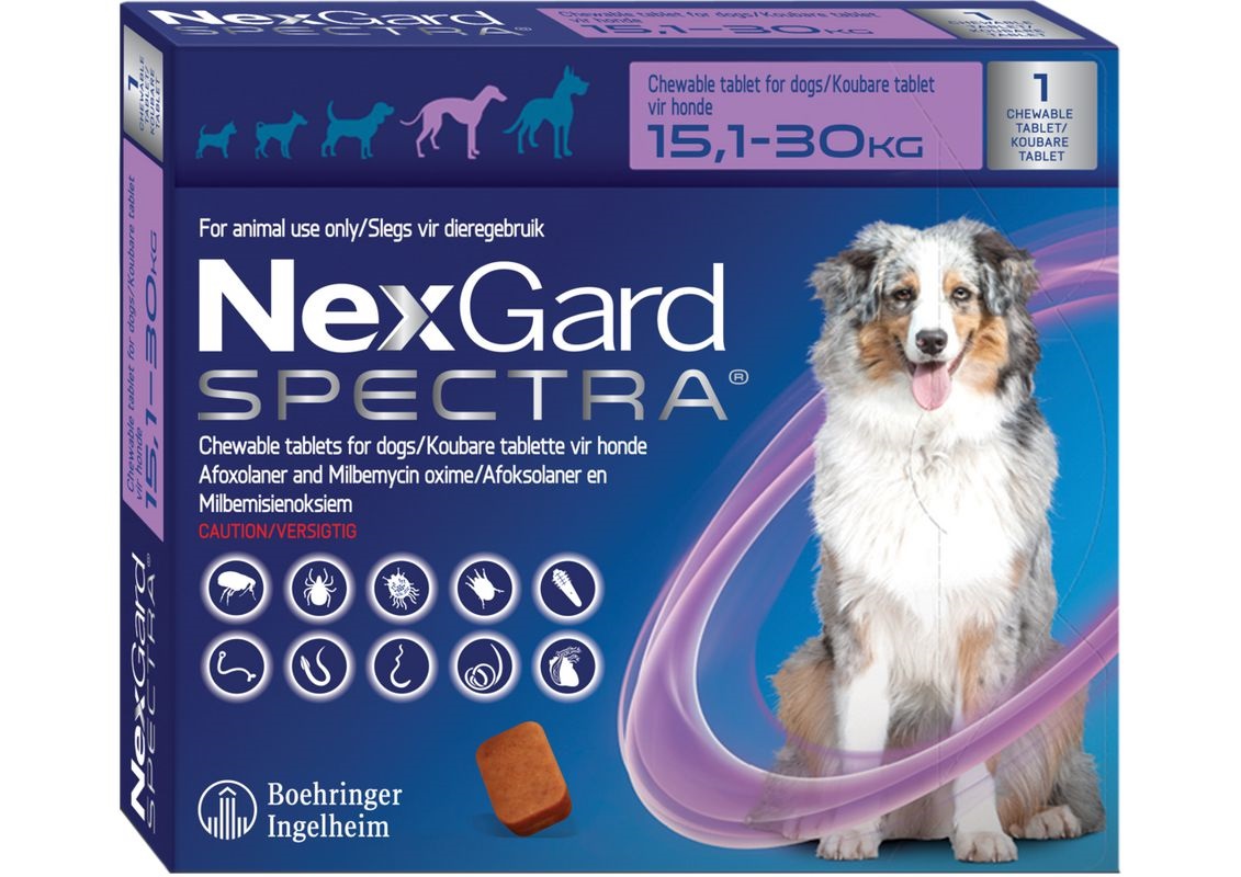 Nexgard Spectra Large (15,1 - 30kg) Singles