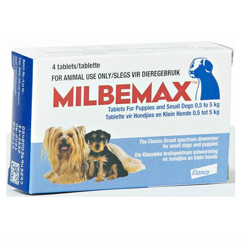 MILBEMAX CLASSIC PUPPY & SMALL DOG 1-5KG (SINGLE TAB'S)