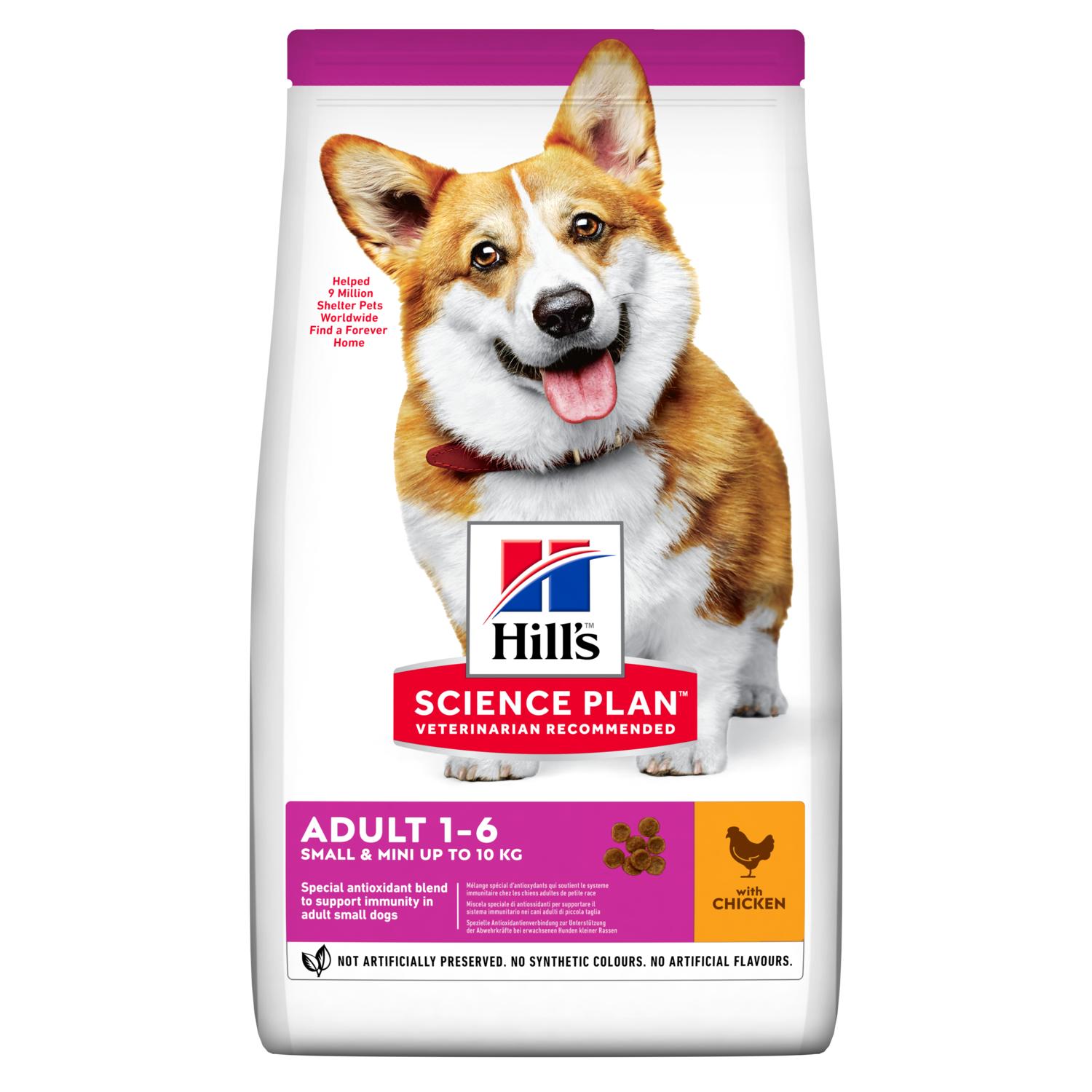 HILL'S SCIENCE PLAN Adult Small & Mini Dry Dog Food Chicken Flavour - 3kg