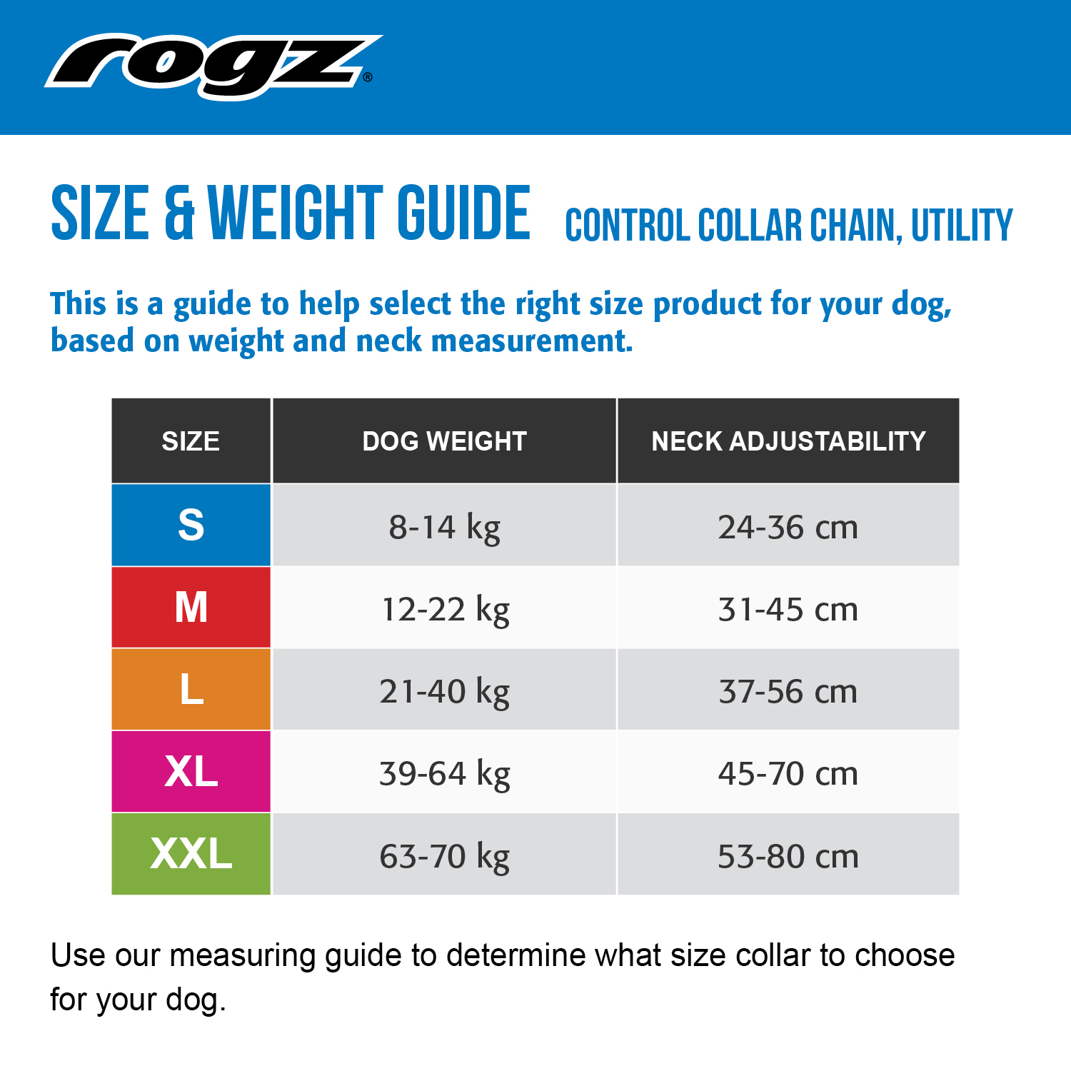 Rogz Utility Control Collar Dayglo (XXL)