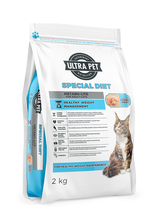 Ultra Cat Special Diet Metabo-lite Adult Cat Food - 2kg