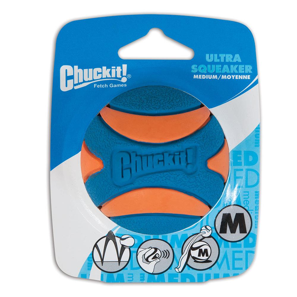 Chuckit! Ultra Squeaker Ball Medium - 1 pack