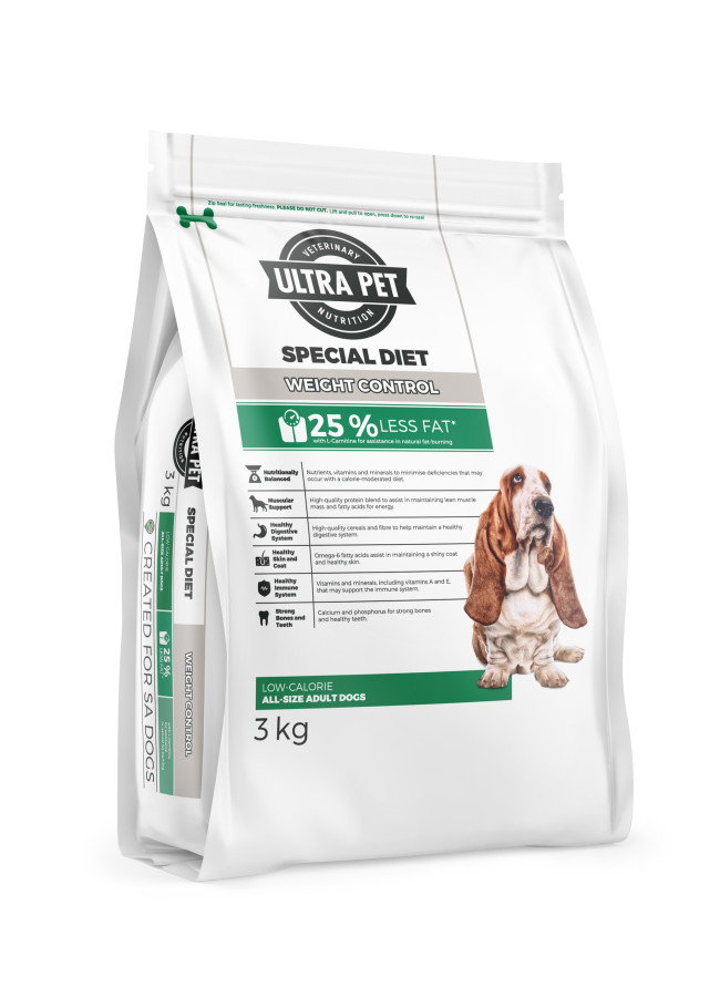 Ultra Special Diet Low Calorie Weight Control Dog Food - 3kg