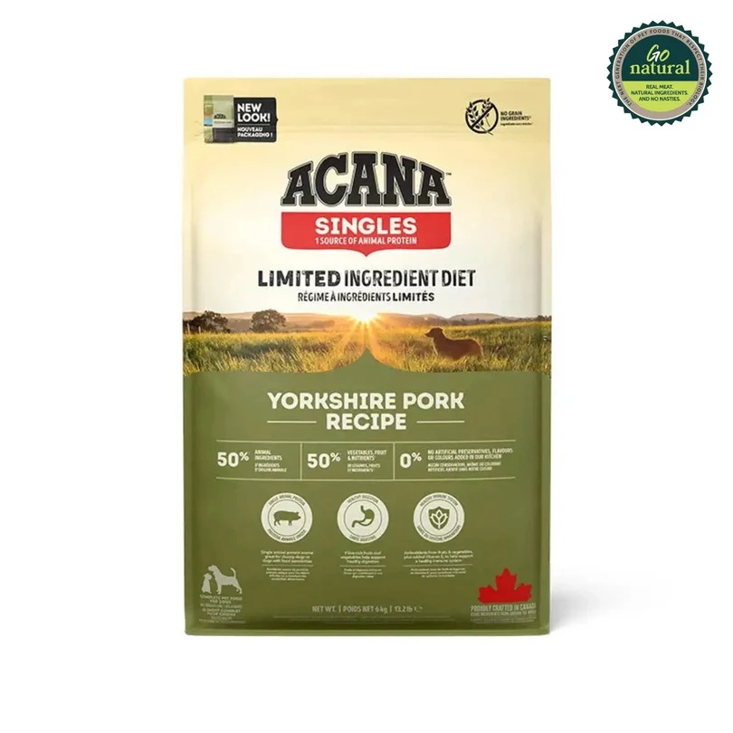 Acana Dog - Singles - Yorkshire Pork - All Life Stages Formula - 2kg