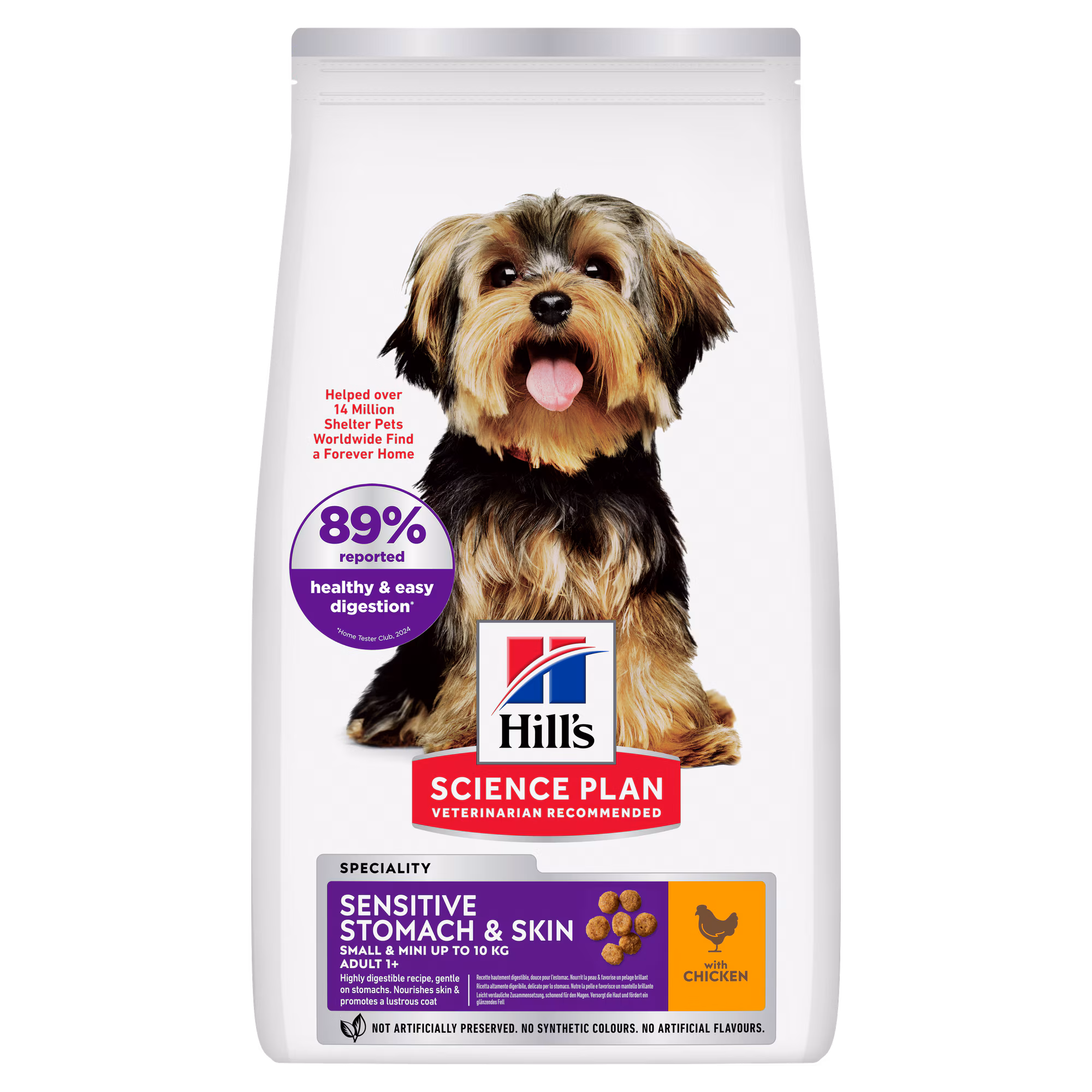 Hill's Science Plan Adult Sensitive Stomach and Skin Small and Mini Dry Dog Food Chicken Flavour - 6kg