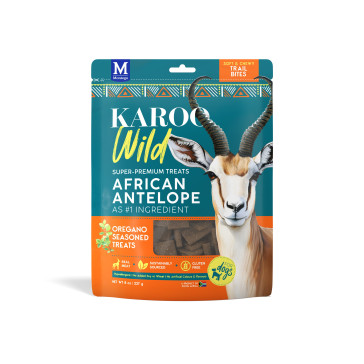Montego Karoo Wild Trail Bites Oregano Seasoned Adult Dog Treats - 227g