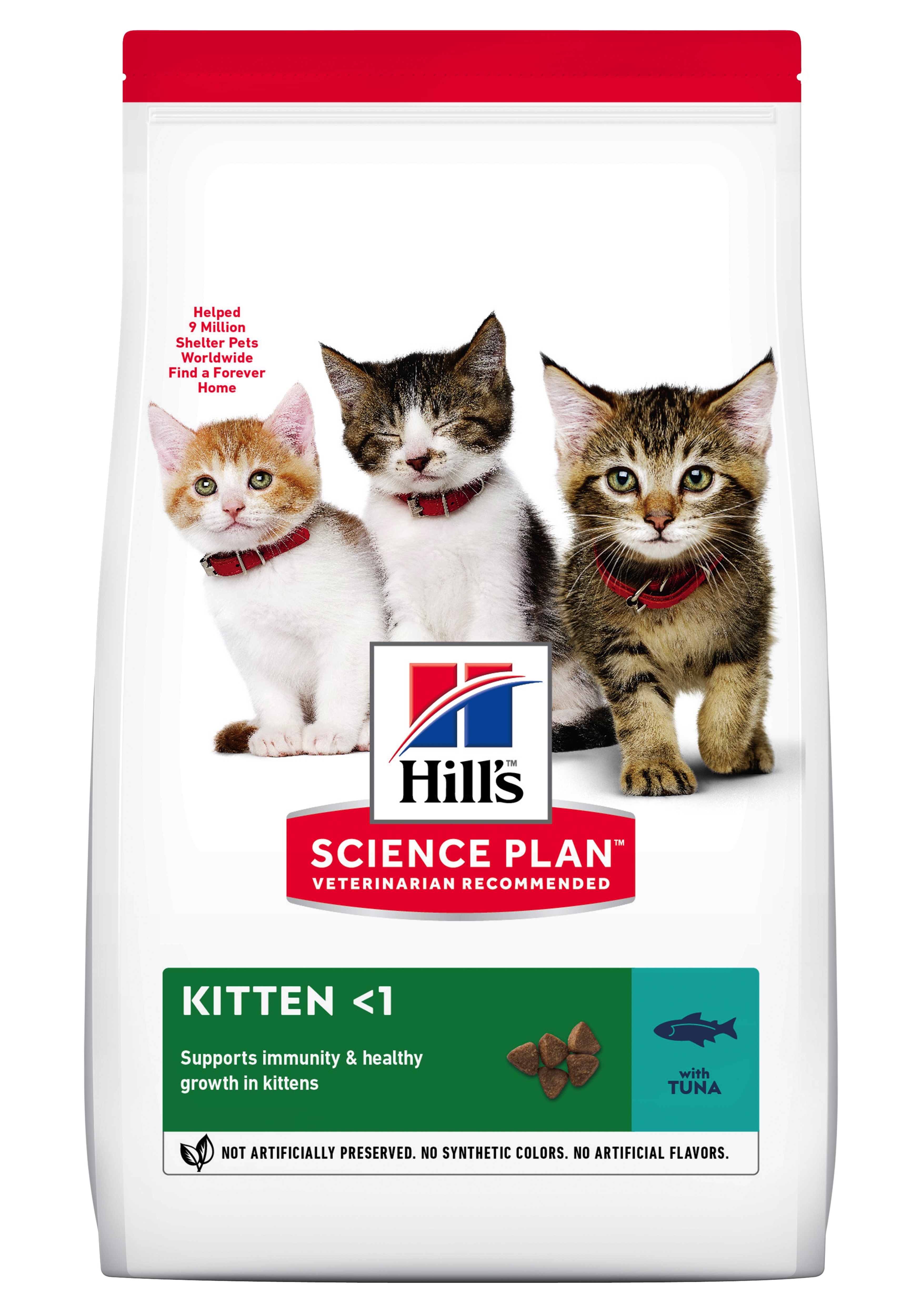 Hill's Science Plan Kitten Dry Food Tuna Flavour - 1.5kg