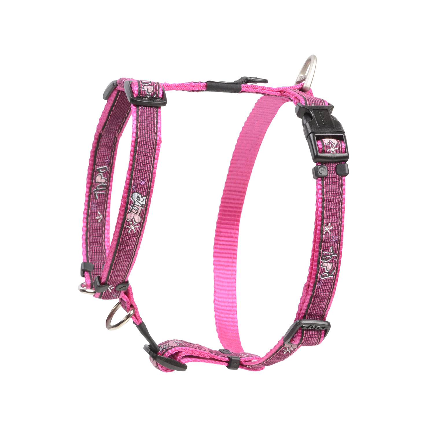 Rogz FancyDress Classic Harness Pink Love (Small)