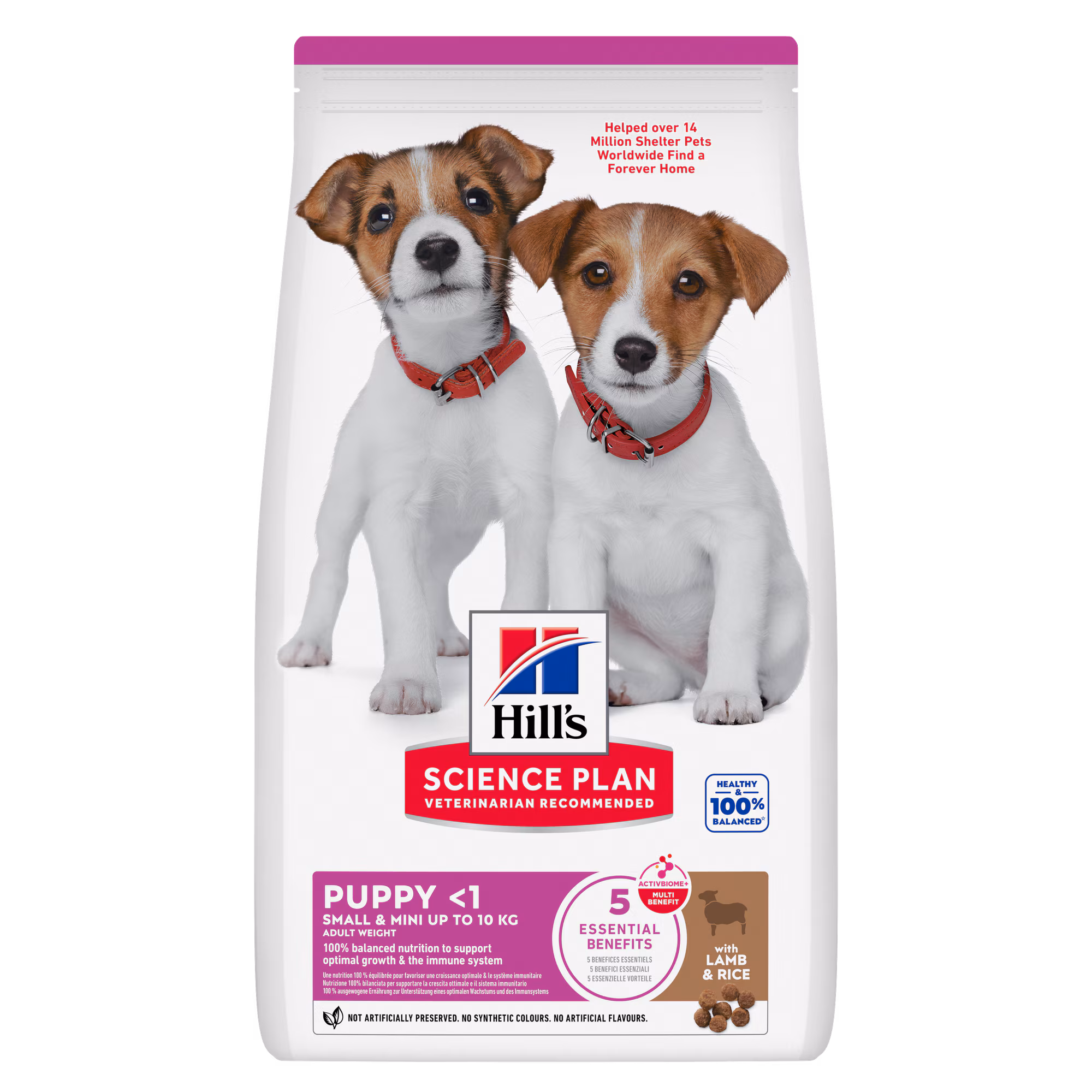 HILL'S SCIENCE PLAN Puppy Small & Mini Dry Dog Food Lamb & Rice Flavour - 1.5KG