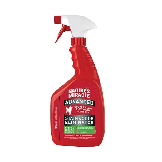 Nature's Miracle Cat Advanced Stain & Odour Remover Spray For Severe Messes 946ml