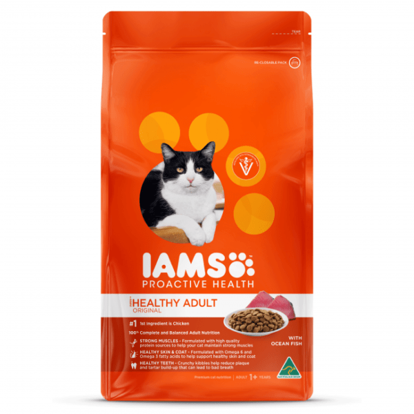 Iams cat food 3kg best sale