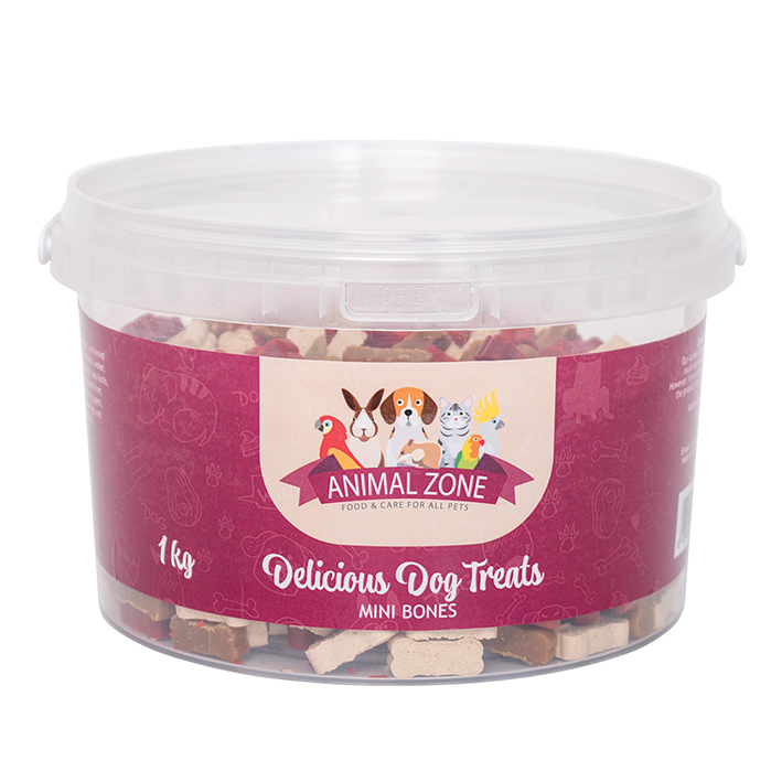 Animalzone Dog Treats - Mini Bones 1kg