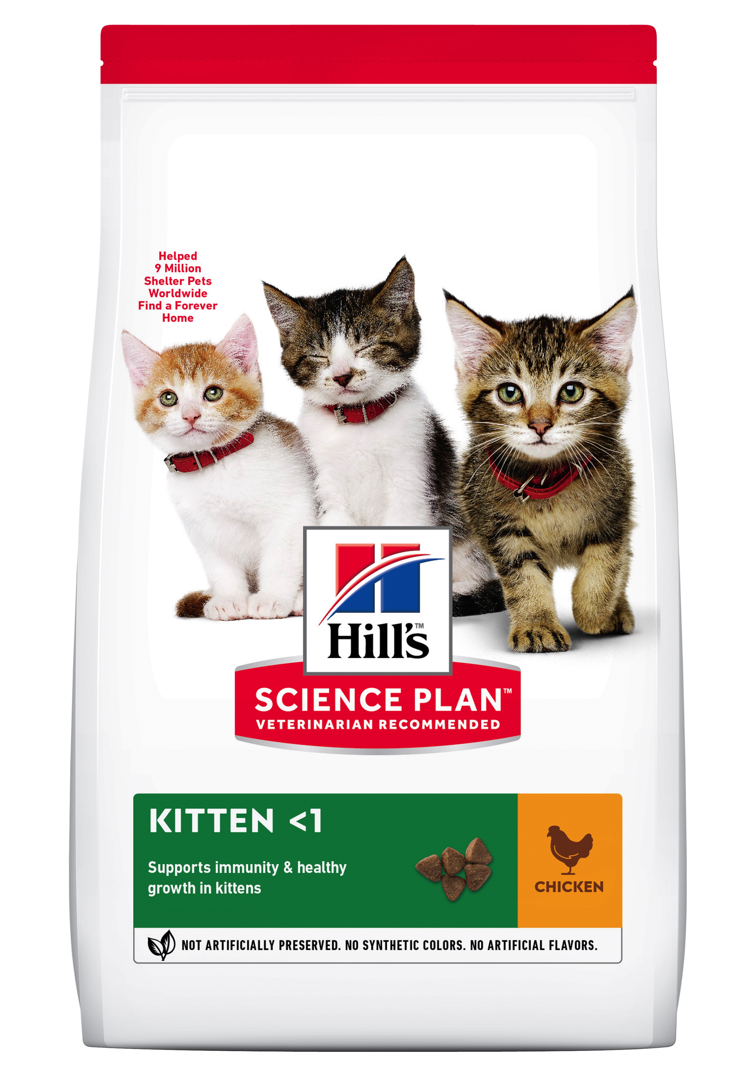 HILL'S SCIENCE PLAN Kitten Dry Food Chicken Flavour - 7kg