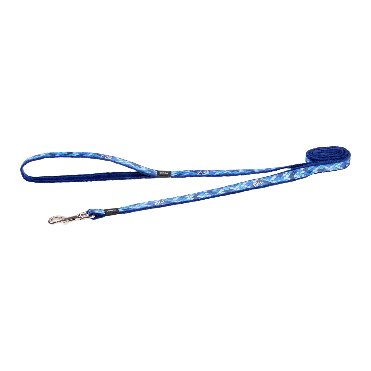 Rogz Fashion Classic Lead Amphibian Blue (Medium)