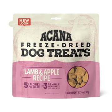 Acana Lamb and Apple Freeze - Dried Dog Treats 92g
