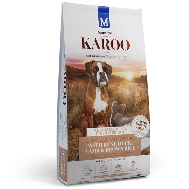 Montego Karoo TC Adult Dog Food Duck & Lamb- 3kg