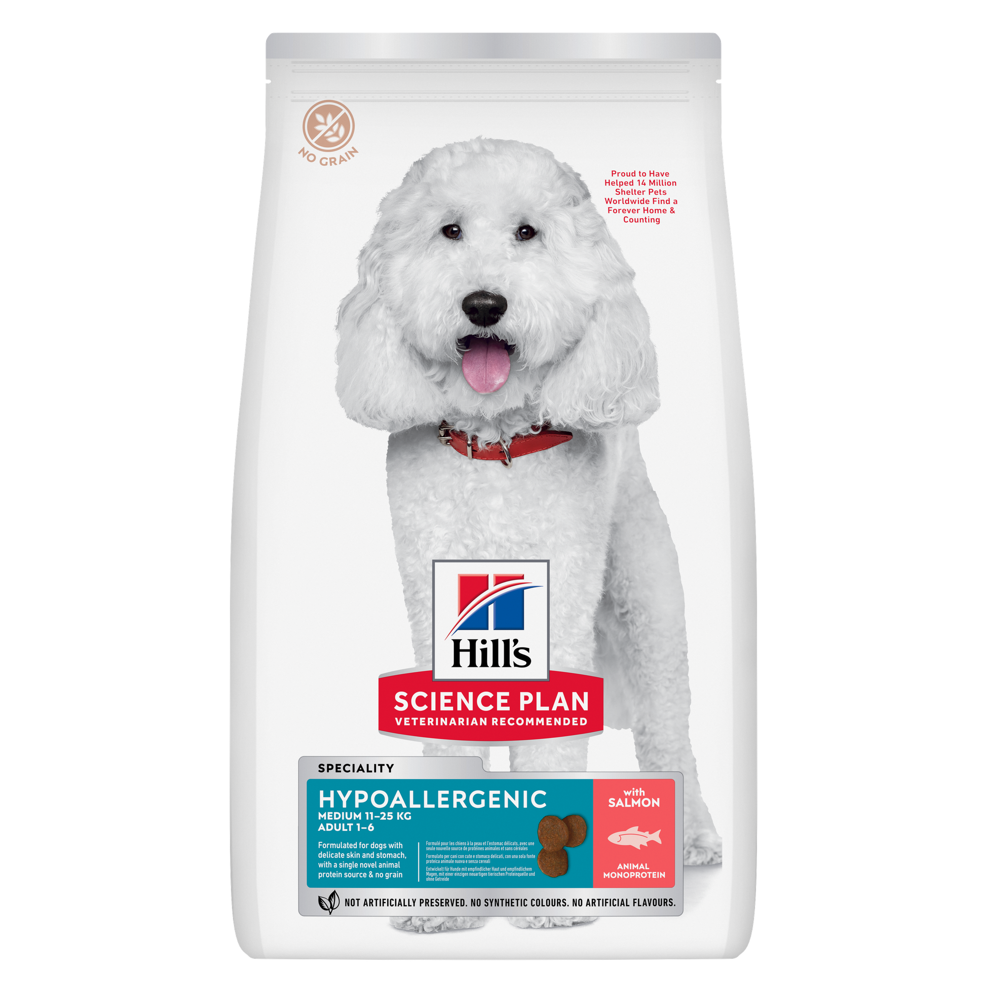 Hills Science Plan Hypoallergenic Medium Adult Dog Food - 2.5KG