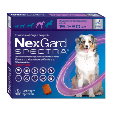 Nexgard Spectra Large 15.1-30kg Tabs (Pack of 3)