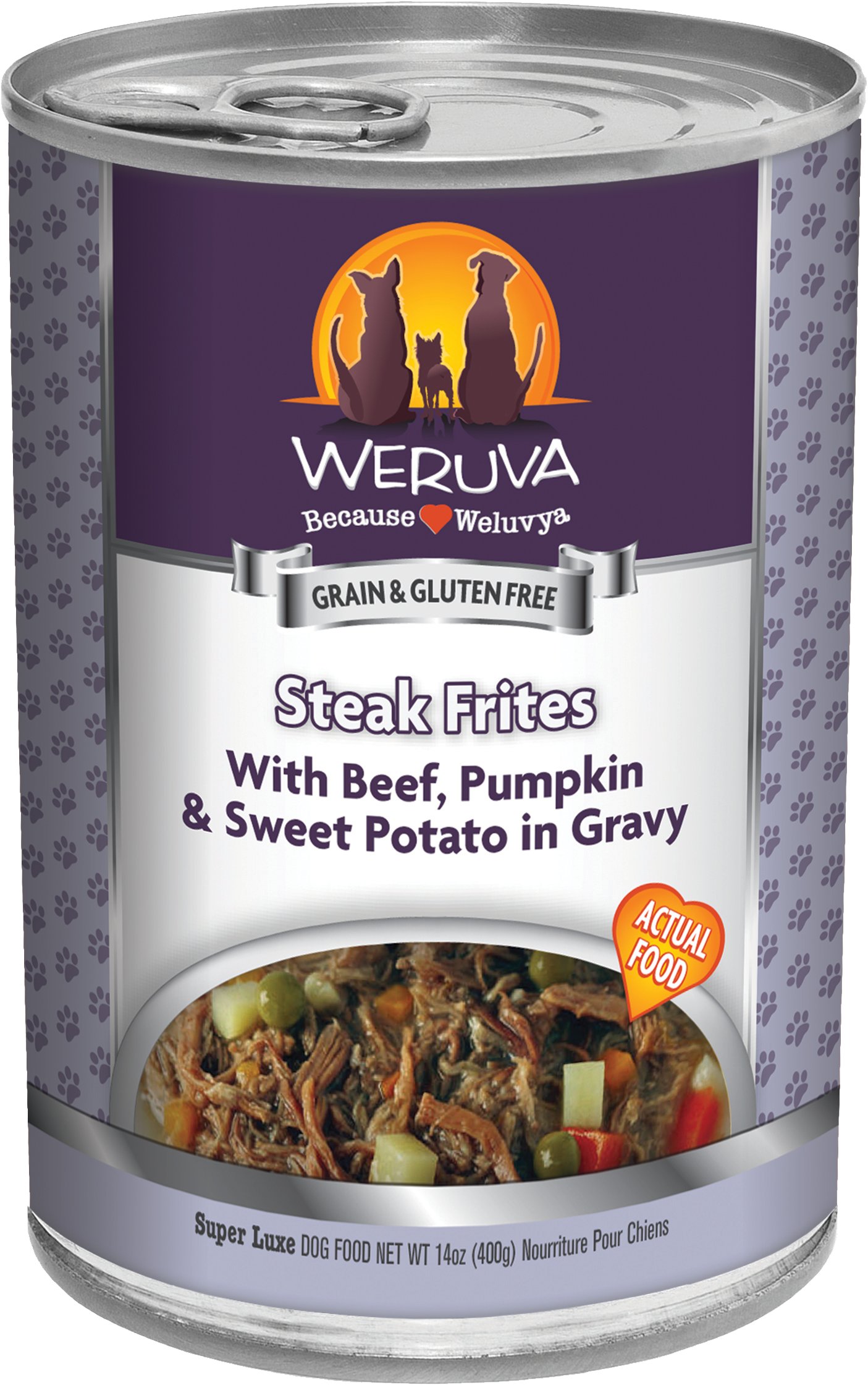  Weruva Steak Frites For Dogs - 400g