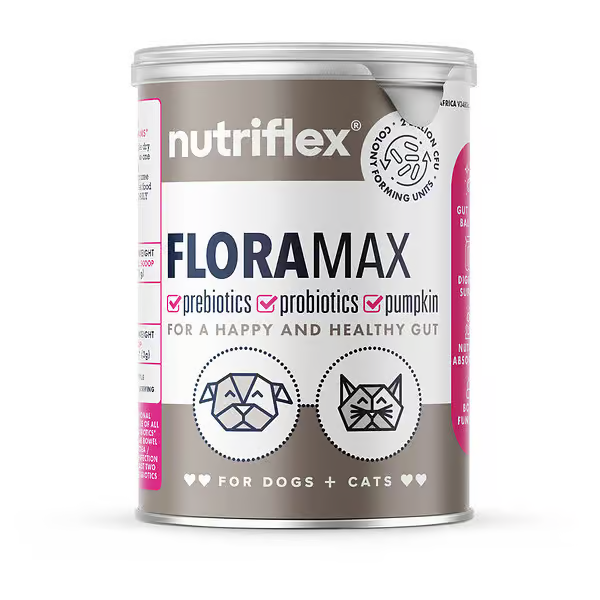 NutriFlex FloraMax Natural Prebiotic & Probiotic for Dogs & Cats 180g 