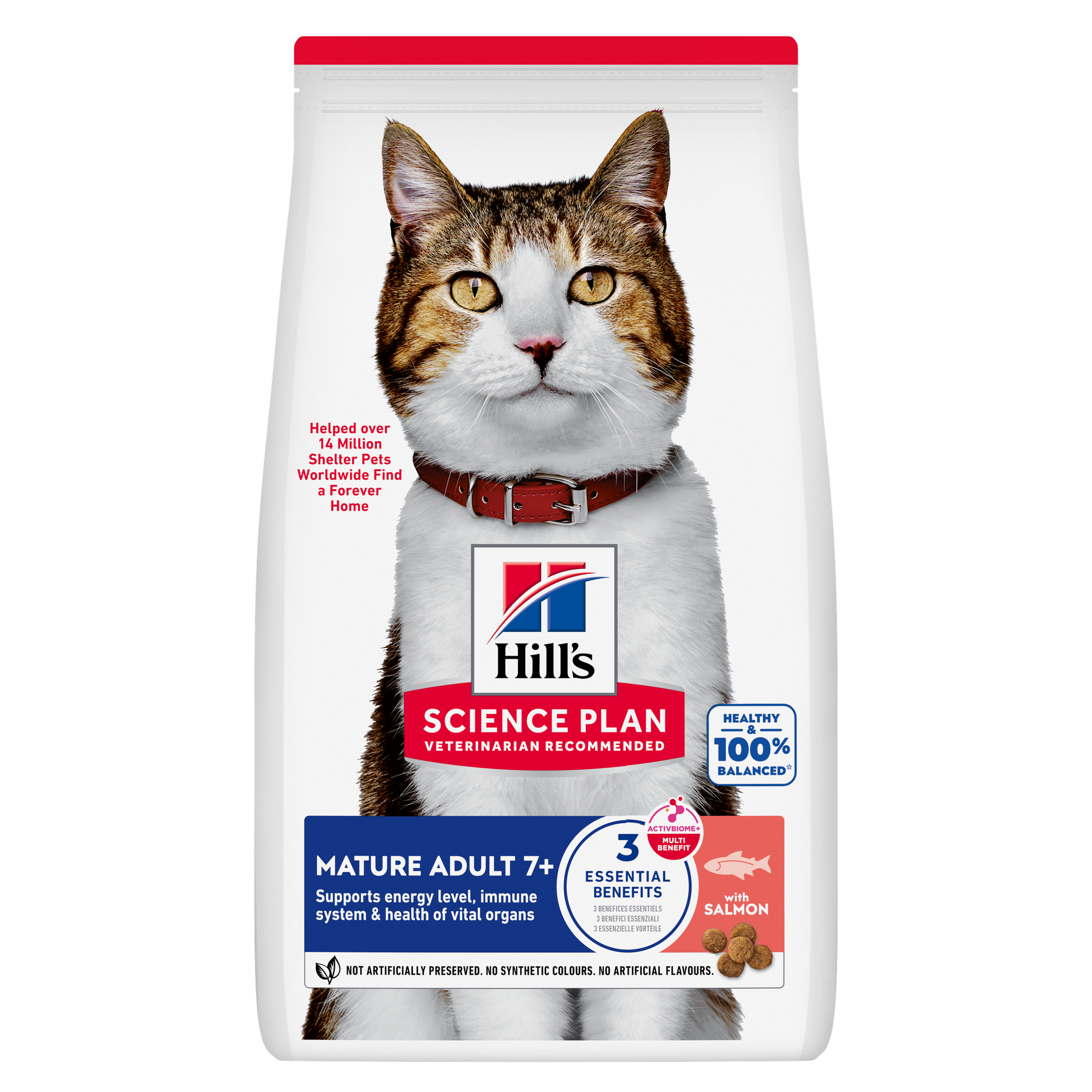 Hill's Science Plan Mature Adult Dry Cat Food Salmon Flavour - 1.5kg