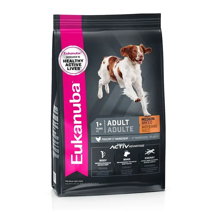 Eukanuba Medium Breed Adult Dry Dog Food Chicken Flavour 9kg