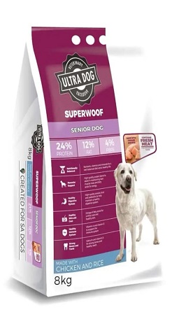 Ultra Dog Superwoof Senior Chicken & Rice - 8kg