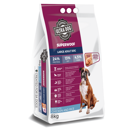 Ultra Dog Superwoof Chicken & Rice Adult Large Breed - 20kg