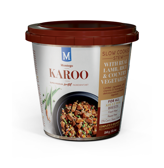 Montego Karoo All Breed Adult Wet Dog Food Lamb Flavour - 380g