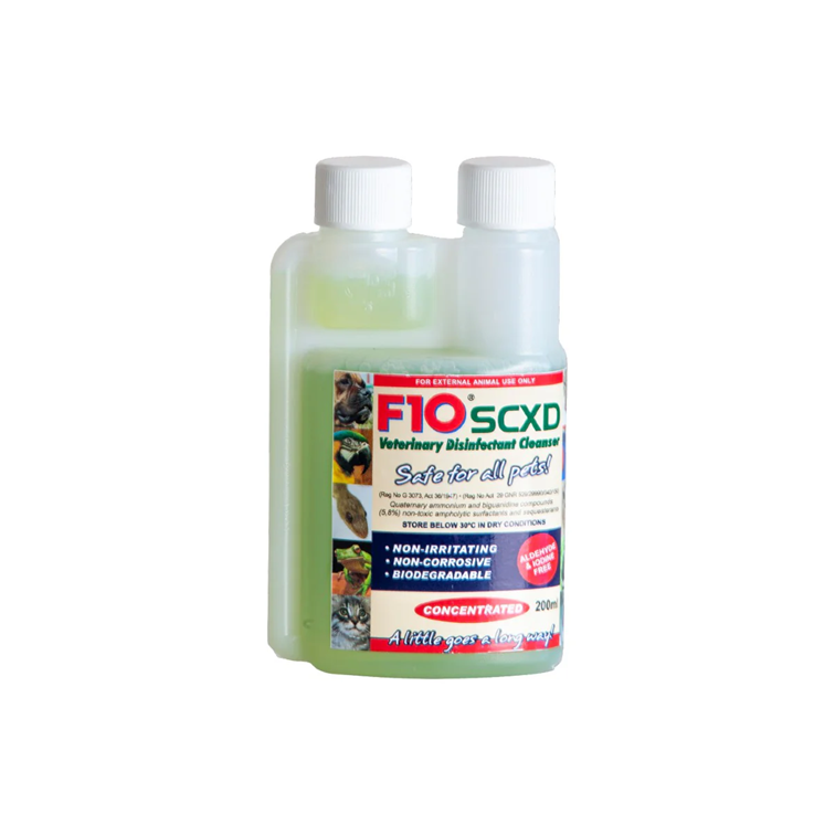 F10 SCXD Veterinary Disinfectant Cleanser - 200ml