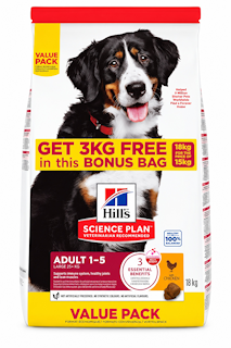 Hill's Science Plan Adult Large Breed Dry Dog Food Chicken Flavour - 18kg