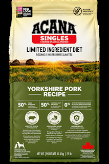 Acana Dog - Singles - Yorkshire Pork - All Life Stages Formula - 11.4kg