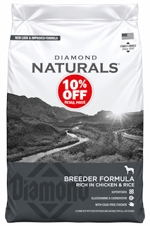 Diamond Naturals Dog Breeder - All Life Stages Formula - Chicken and Rice - 20kg