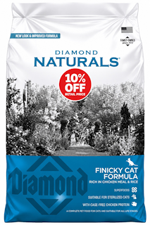 Diamond Naturals - Finicky Cat All Life Stages Formula - Chicken and Rice - 1kg
