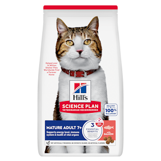 Hill's Science Plan Mature Adult Dry Cat Food Salmon Flavour - 1.5kg